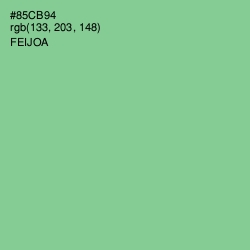 #85CB94 - Feijoa Color Image