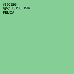 #85CE96 - Feijoa Color Image