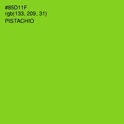 #85D11F - Pistachio Color Image