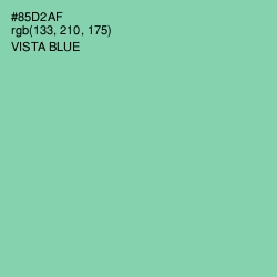 #85D2AF - Vista Blue Color Image