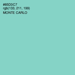 #85D3C7 - Monte Carlo Color Image