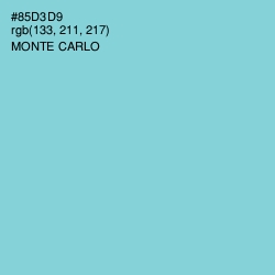 #85D3D9 - Monte Carlo Color Image