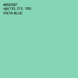 #85D5B7 - Vista Blue Color Image