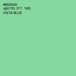 #85D9A0 - Vista Blue Color Image