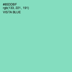 #85DDBF - Vista Blue Color Image