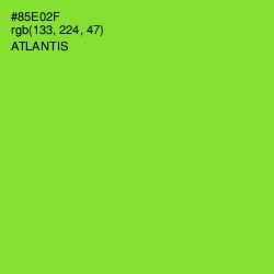 #85E02F - Atlantis Color Image