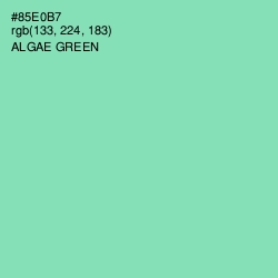 #85E0B7 - Algae Green Color Image