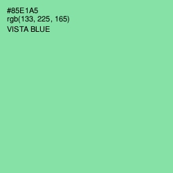 #85E1A5 - Vista Blue Color Image