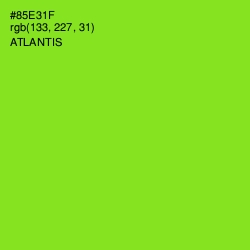 #85E31F - Atlantis Color Image