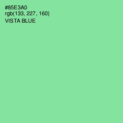 #85E3A0 - Vista Blue Color Image