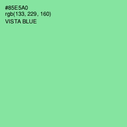 #85E5A0 - Vista Blue Color Image