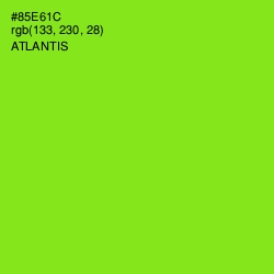 #85E61C - Atlantis Color Image