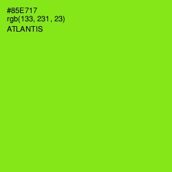 #85E717 - Atlantis Color Image