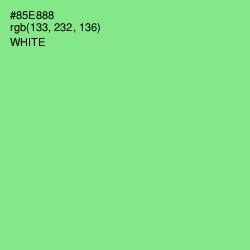 #85E888 - Granny Smith Apple Color Image