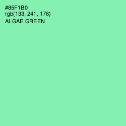 #85F1B0 - Algae Green Color Image