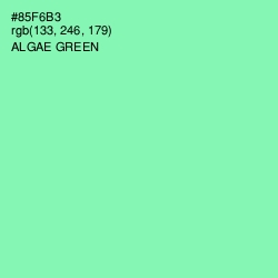 #85F6B3 - Algae Green Color Image