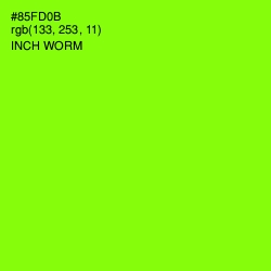 #85FD0B - Inch Worm Color Image