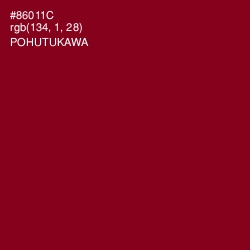 #86011C - Pohutukawa Color Image