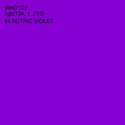 #8601D2 - Electric Violet Color Image