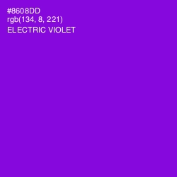 #8608DD - Electric Violet Color Image