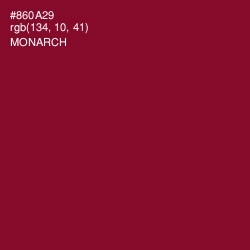 #860A29 - Monarch Color Image