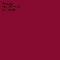 #860A2D - Monarch Color Image