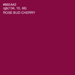 #860A42 - Rose Bud Cherry Color Image
