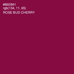 #860B41 - Rose Bud Cherry Color Image