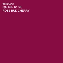 #860C42 - Rose Bud Cherry Color Image