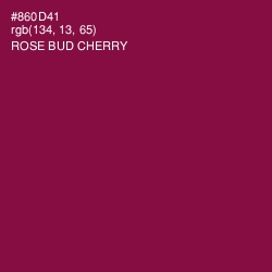 #860D41 - Rose Bud Cherry Color Image