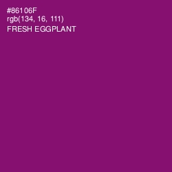 #86106F - Fresh Eggplant Color Image