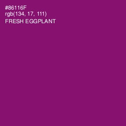 #86116F - Fresh Eggplant Color Image