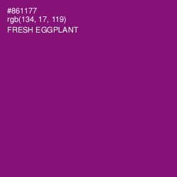 #861177 - Fresh Eggplant Color Image