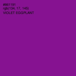 #861191 - Violet Eggplant Color Image