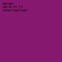 #86186F - Fresh Eggplant Color Image