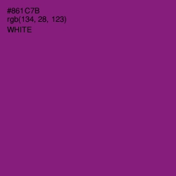#861C7B - Fresh Eggplant Color Image