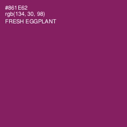 #861E62 - Fresh Eggplant Color Image
