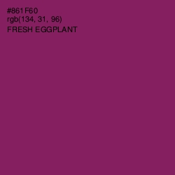 #861F60 - Fresh Eggplant Color Image