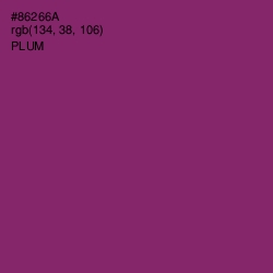 #86266A - Plum Color Image