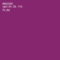 #86266E - Plum Color Image