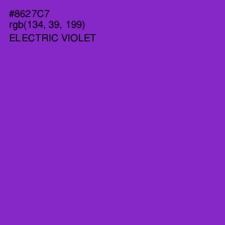 #8627C7 - Electric Violet Color Image