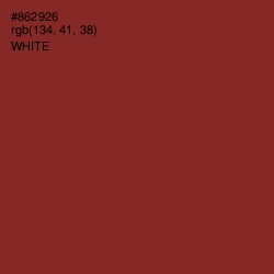 #862926 - Burnt Umber Color Image