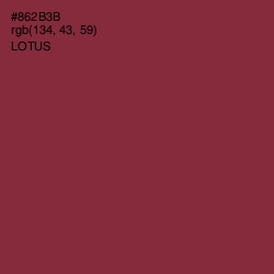 #862B3B - Lotus Color Image