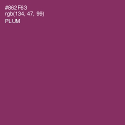 #862F63 - Plum Color Image
