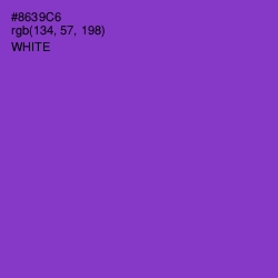 #8639C6 - Electric Violet Color Image