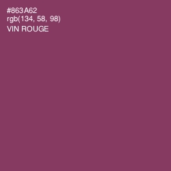 #863A62 - Vin Rouge Color Image