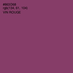 #863D68 - Vin Rouge Color Image