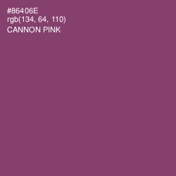 #86406E - Cannon Pink Color Image