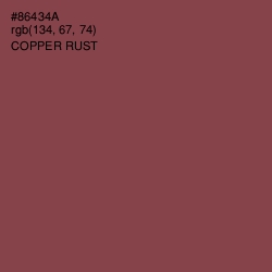 #86434A - Copper Rust Color Image