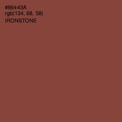 #86443A - Ironstone Color Image